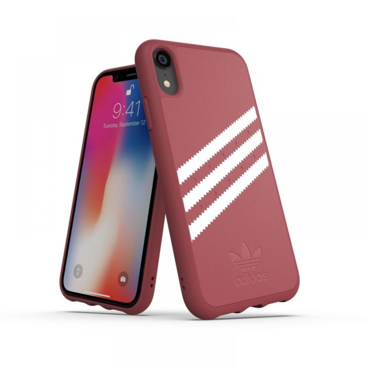 adidas - adidas Originals iPhone XR PU SUEDE 保護殼 Red