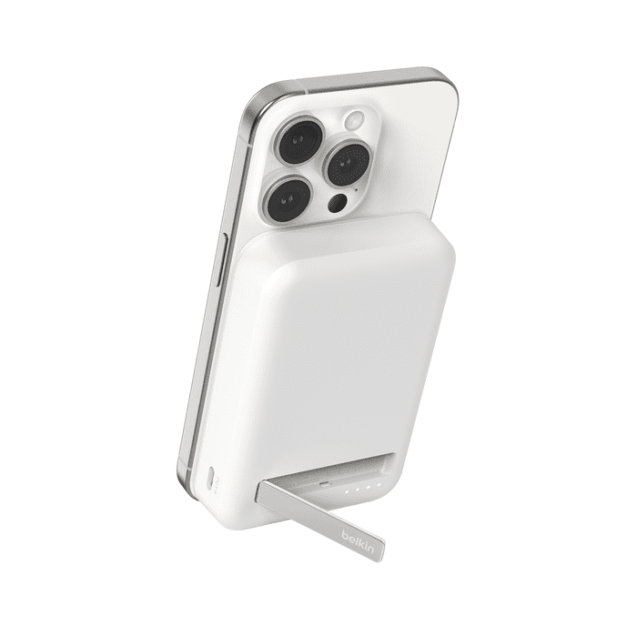 Alternative view of Belkin - BoostCharge Pro 10000 mAh Qi2 磁吸無線充電行動電源 - 白色 | CCC 認證(3C 認證)