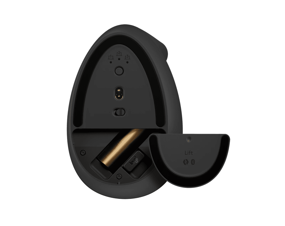 Logitech - LIFT 人體工學垂直滑鼠 - 石墨灰 - Image 5