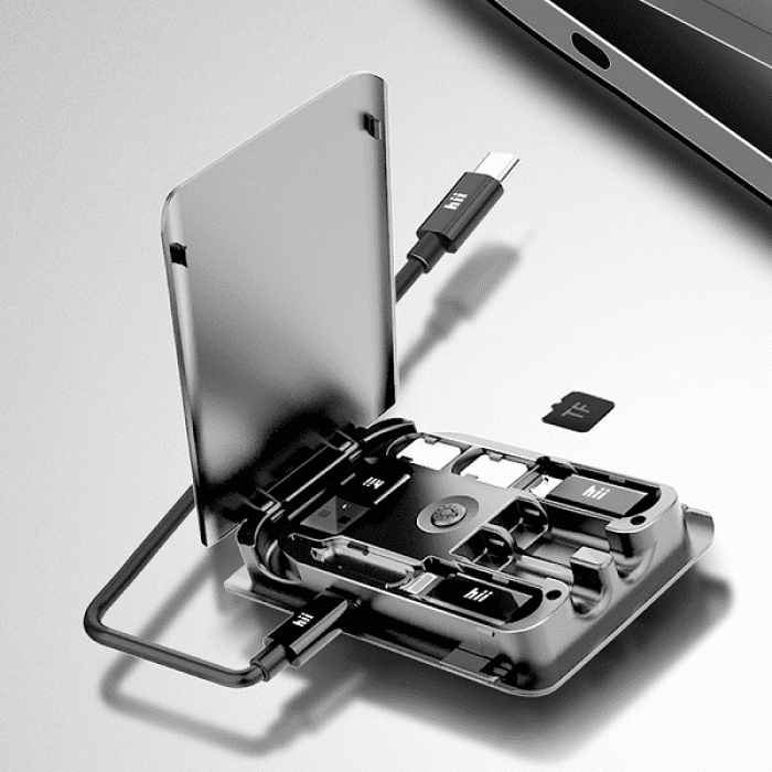 Alternative view of hii - Hii TraveLink Card 旅遊隨行卡 15W 無線充電 - 灰色