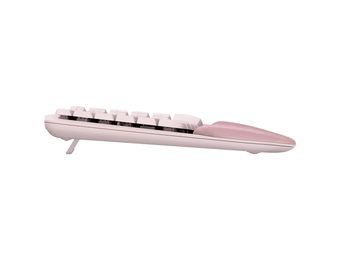 Logitech - WAVE KEYS 軟墊手託 無線 人體工學鍵盤 - 粉紅色 - Image 6