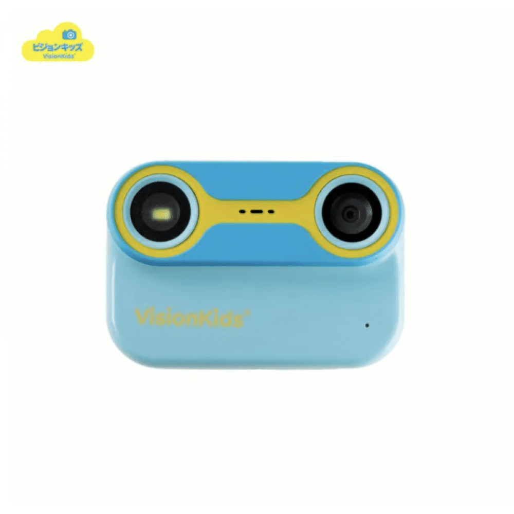 VisionKids - HappiCAMU Splash｜兒童防水運動相機｜IP68｜超輕防水小朋友戶外相機｜粉藍色