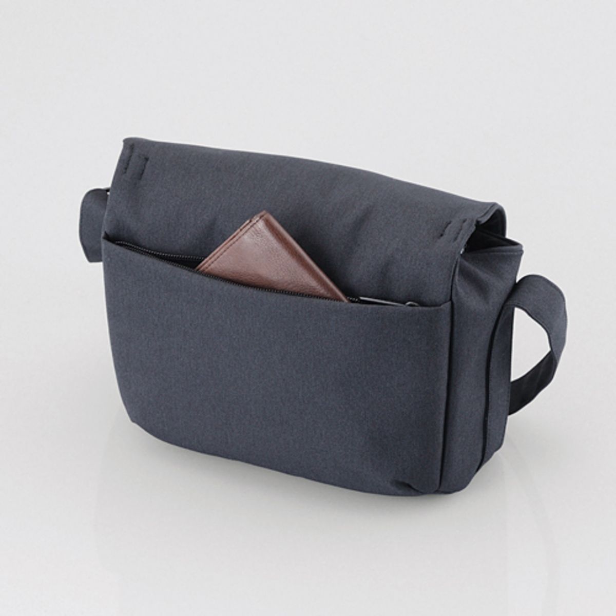 ELECOM - Normas 休閒多功能相機袋|單反相機單肩包|相機快取設計|側背包|帆布包 DGB-S031 黑色 - Image 3