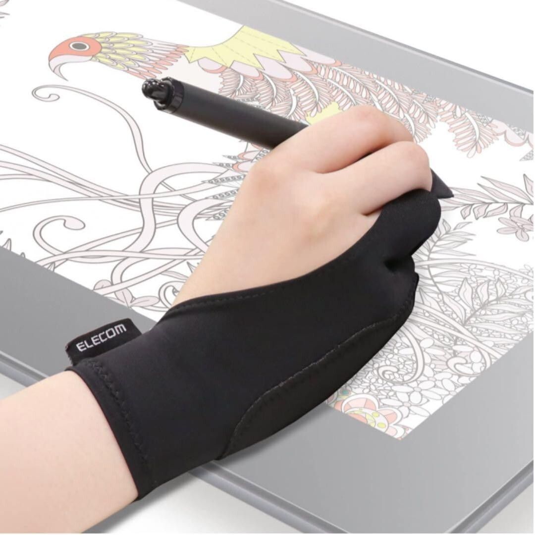 Alternative view of ELECOM - 防止誤操作平板電腦的兩指手套｜平板電腦學習｜左手或右手（大碼）