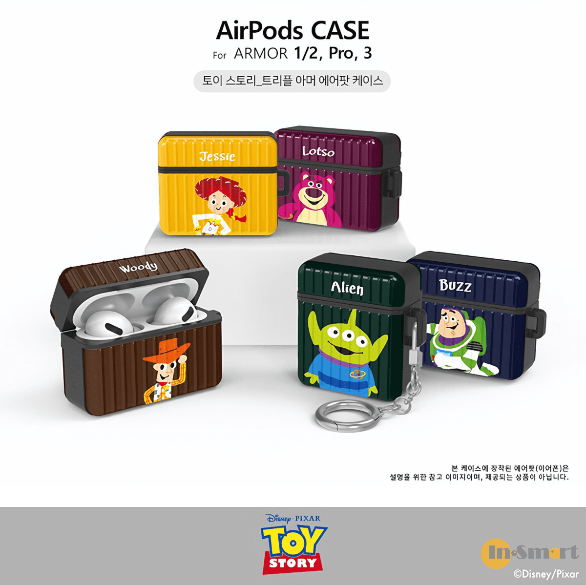 Alternative view of Disney - AirPods Pro 保護殼 反斗奇兵 三眼仔