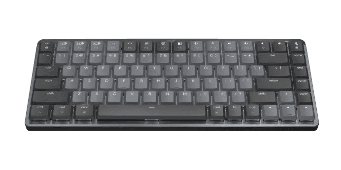 Logitech - 適用於 MAC 的 MX MECHANICAL MINI 無線炫光高效鍵盤 - 茶軸 觸感安靜軸 - 太空灰 - Image 3