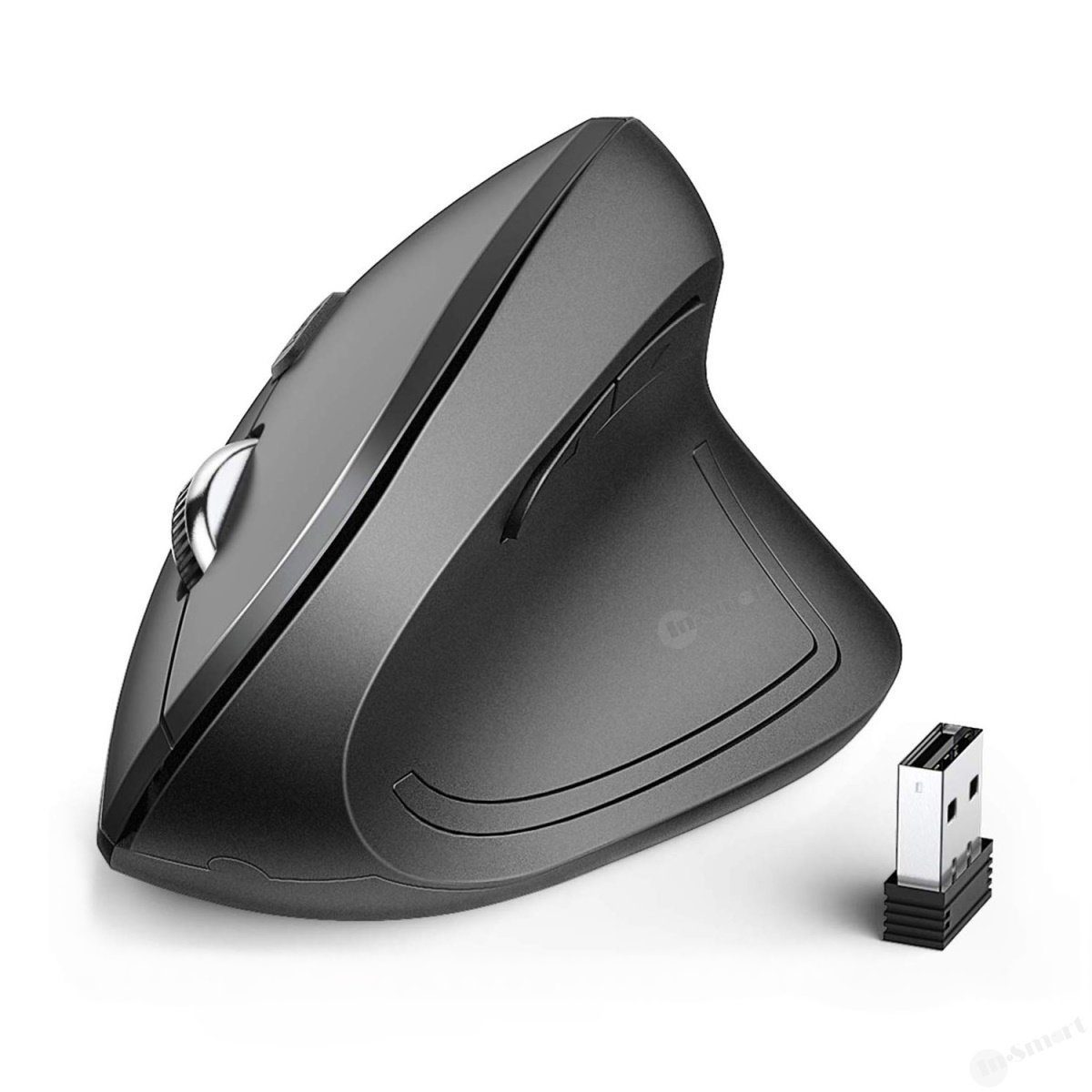 Alternative view of iClever - 人體工學無線垂直滑鼠護腕滑鼠 Mouse WM-101 2.4GHz 2400dpi Mac/Win