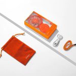 DOMA - FF-79L《全新型號》帶燈超薄充電迷你風扇  迷你風扇 橙色