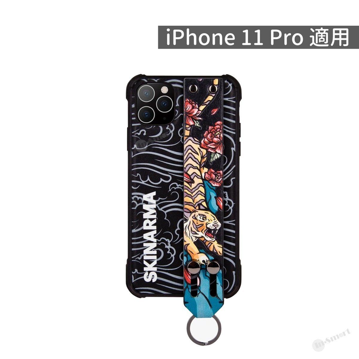 Skinarma - Ikimono 腕帶防摔保護殼 iPhone 11 Pro 適用 (刺綉虎)