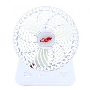 Gongtian - GT532S《可換雙電池版》特大芭蕉扇  4段風速 USB風扇 TYPE-C充電 白色