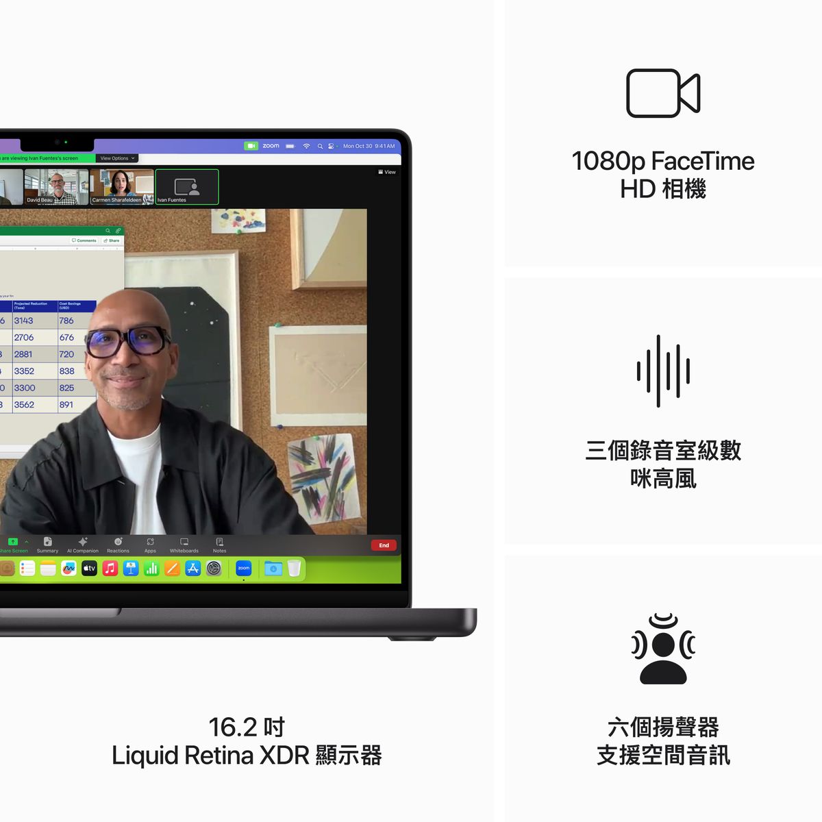 MacBook Pro 16"|M3 Pro 晶片配備 12 核心 CPU|18 核心 GPU|36GB 統一記憶體|512GB SSD 儲存|太空黑 - Image 6
