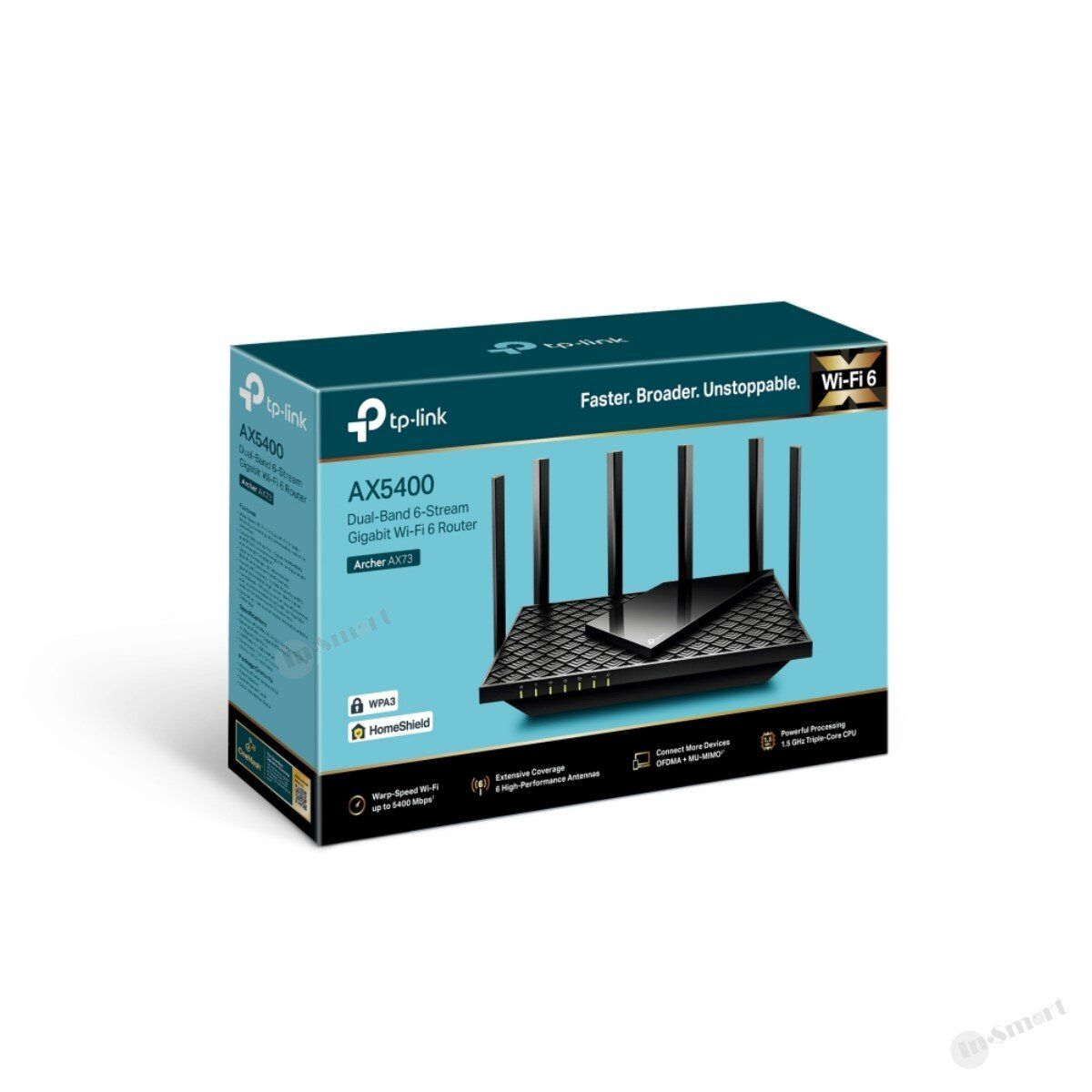 TP-LINK - Archer AX73 AX5400 雙頻 Wi-Fi 6 802.11ax Gigabit Router 路由器 6天線 USB3.0 8K串流 - Image 4