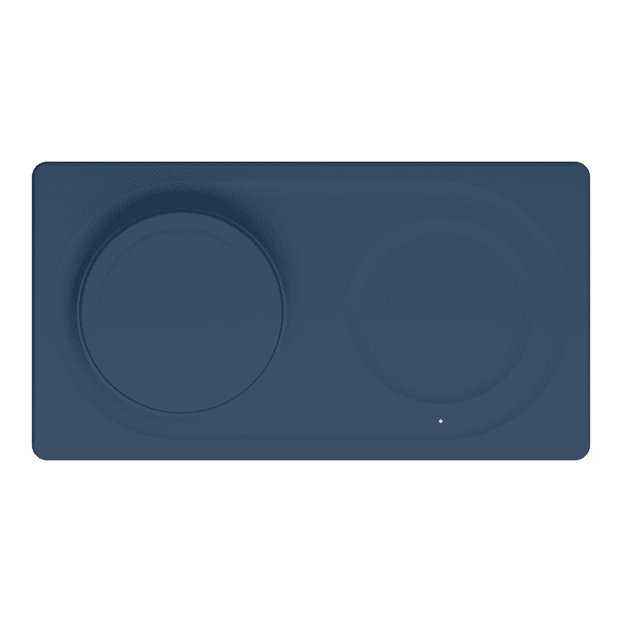 Alternative view of Belkin - BoostCharge Pro MagSafe 2 合 1 無線充電板 15W - 藍色 - WIZ019BTBL