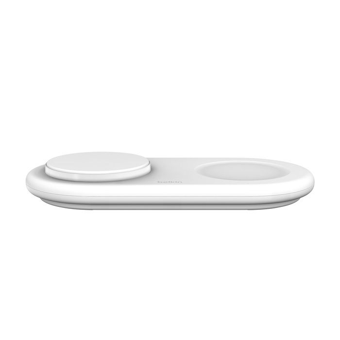 Alternative view of Belkin - BoostCharge Pro Qi2 15W 2合1磁吸無線充電板 白色 (WIZ021QCWH)