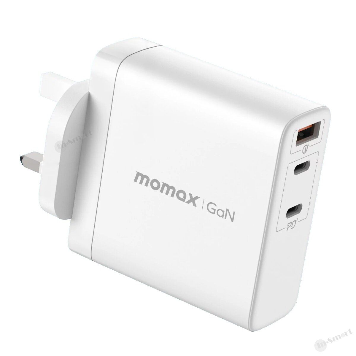 Alternative view of MOMAX - ONEPLUG GaN 140W PD 3.1 + QC 3.0 三輸出快速充電器 UM27 MacBook M1 M2 小巧時尚 USB-C USB-A 蘋果風設計