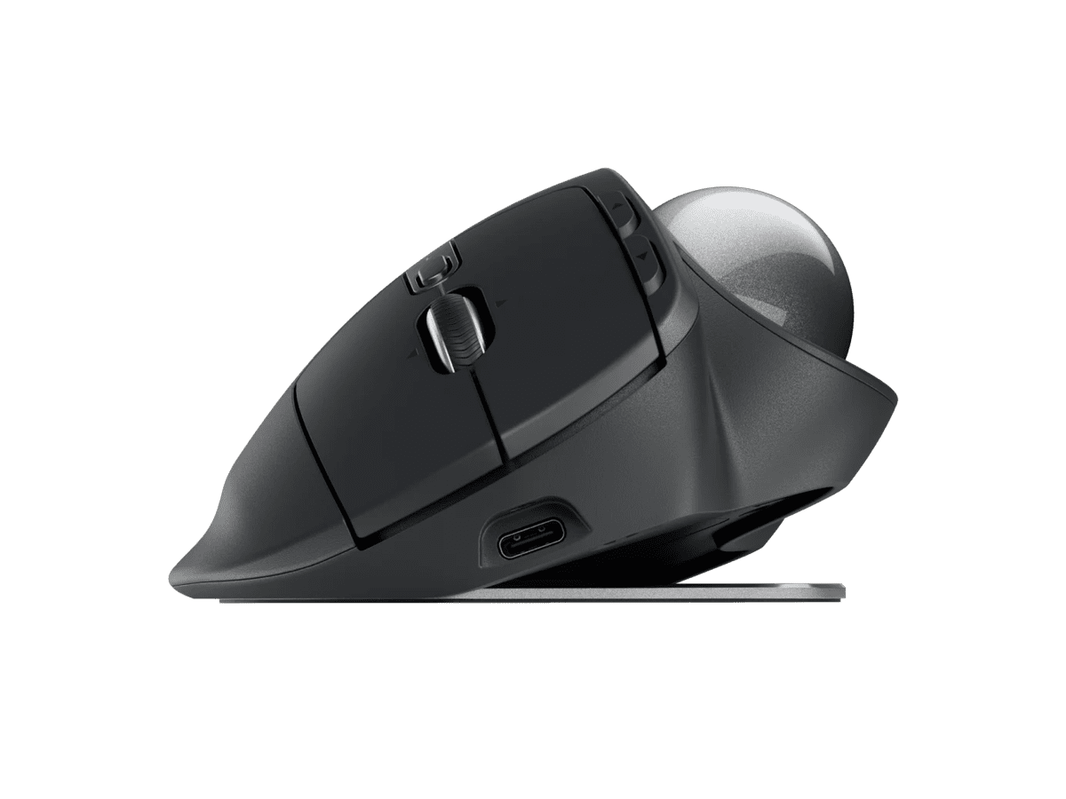 Logitech – Ergo 系列 MX Ergo S 無線軌跡球滑鼠 - Image 4
