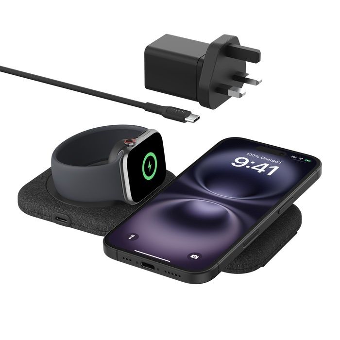 Belkin – BoostCharge Pro 2合1 磁性充電旅行墊(Qi2 15W) - Image 3