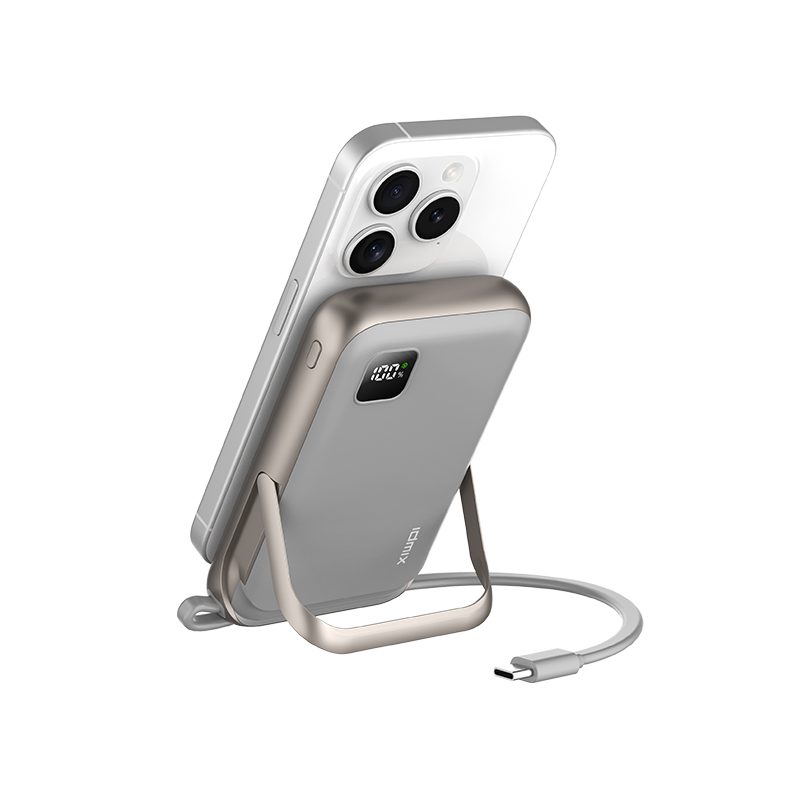 Idmix - Q10PRO 3 磁吸無線充移動電源 10;000mAh (支援 Apple Watch 無線充電) - 金色