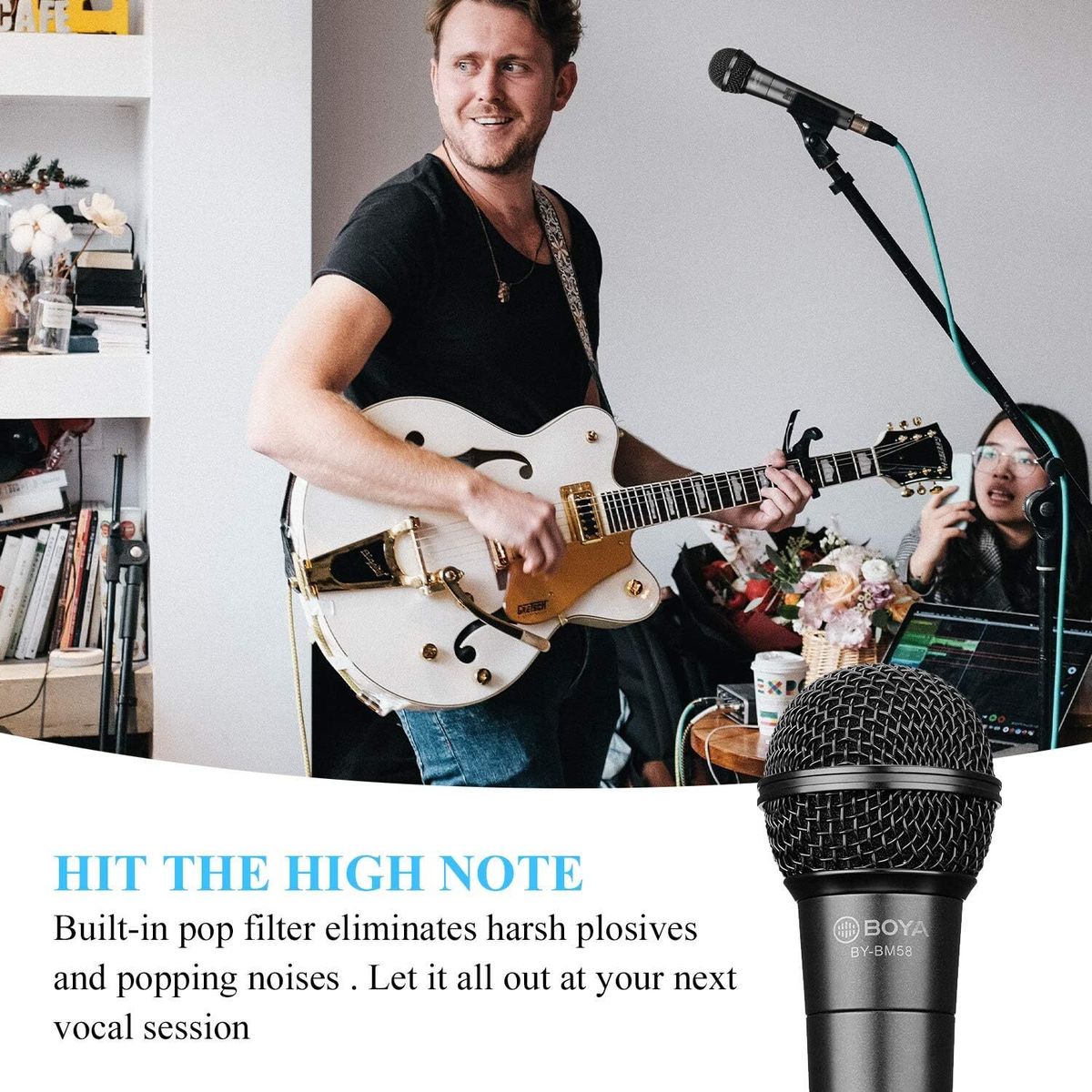 BOYA – BY-BM58 手持式心型人聲麥克風 - Image 4