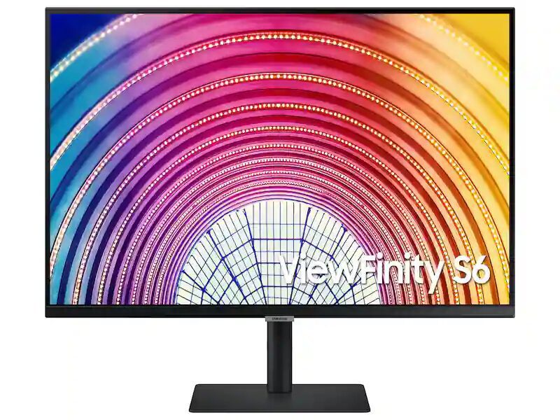 Alternative view of Samsung – 27" S60UA 極窄邊 QHD LED A600系列 AMD FreeSync 專業顯示屏｜支援充電 USB-C PD 90W｜升降人工學支架｜可直立多角度旋轉｜LS27A600UUCXXK