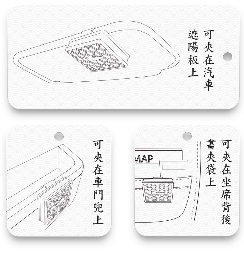 Alternative view of Ecom – 汽車除菌消臭盒(香港行貨)藍色