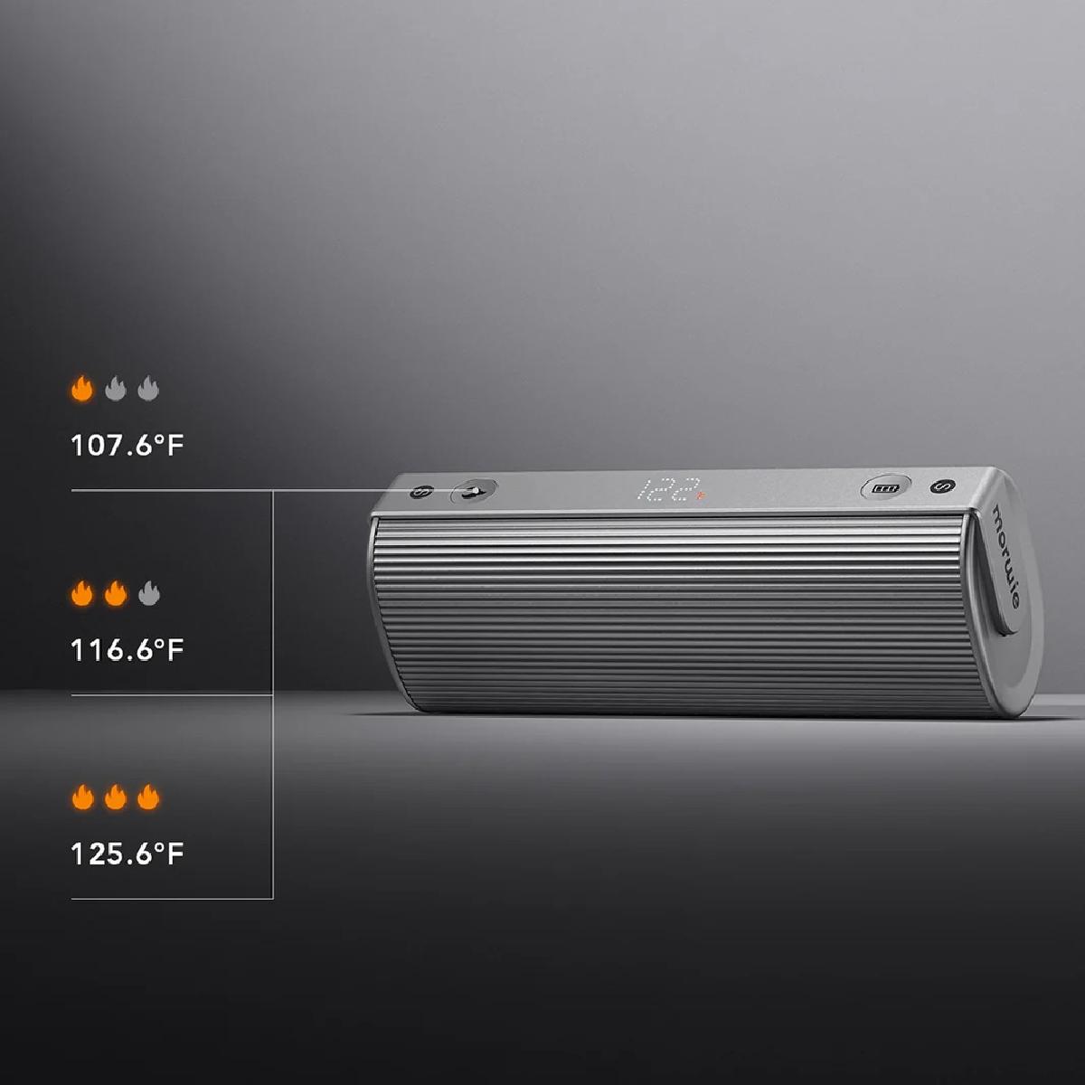 Morwie S1 360° 磁吸充電暖手寶 便攜式電源 (2 x 5000mAh) - 銀色 - Image 9