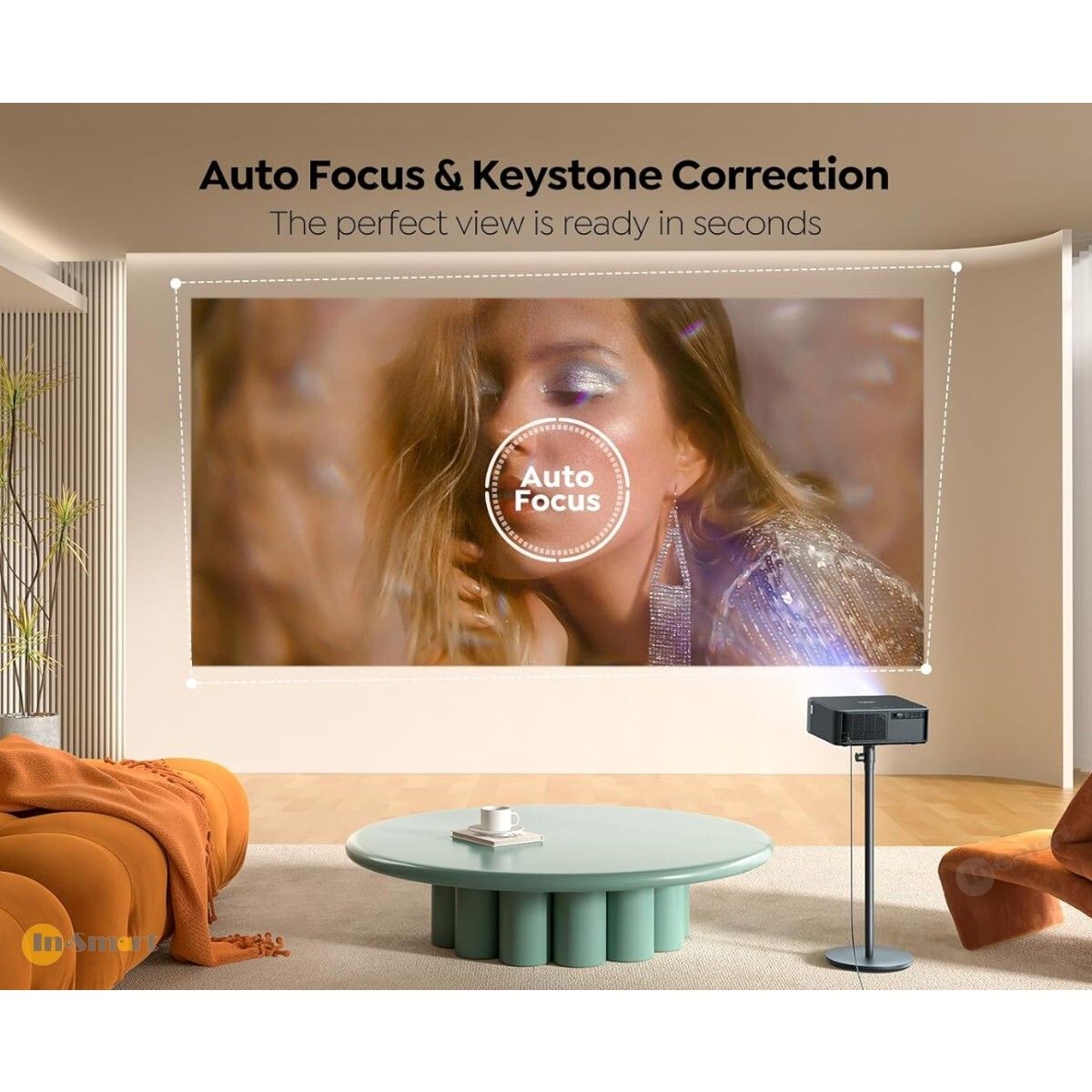 Yaber – K2S 影院級4K旗艦投影機 JBL 認証 10W 立體聲揚聲器 杜比音訊支援 800 ANSI 流明 Android TV - Image 6