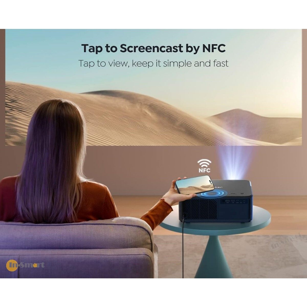 Yaber – K2S 影院級4K旗艦投影機 JBL 認証 10W 立體聲揚聲器 杜比音訊支援 800 ANSI 流明 Android TV - Image 5