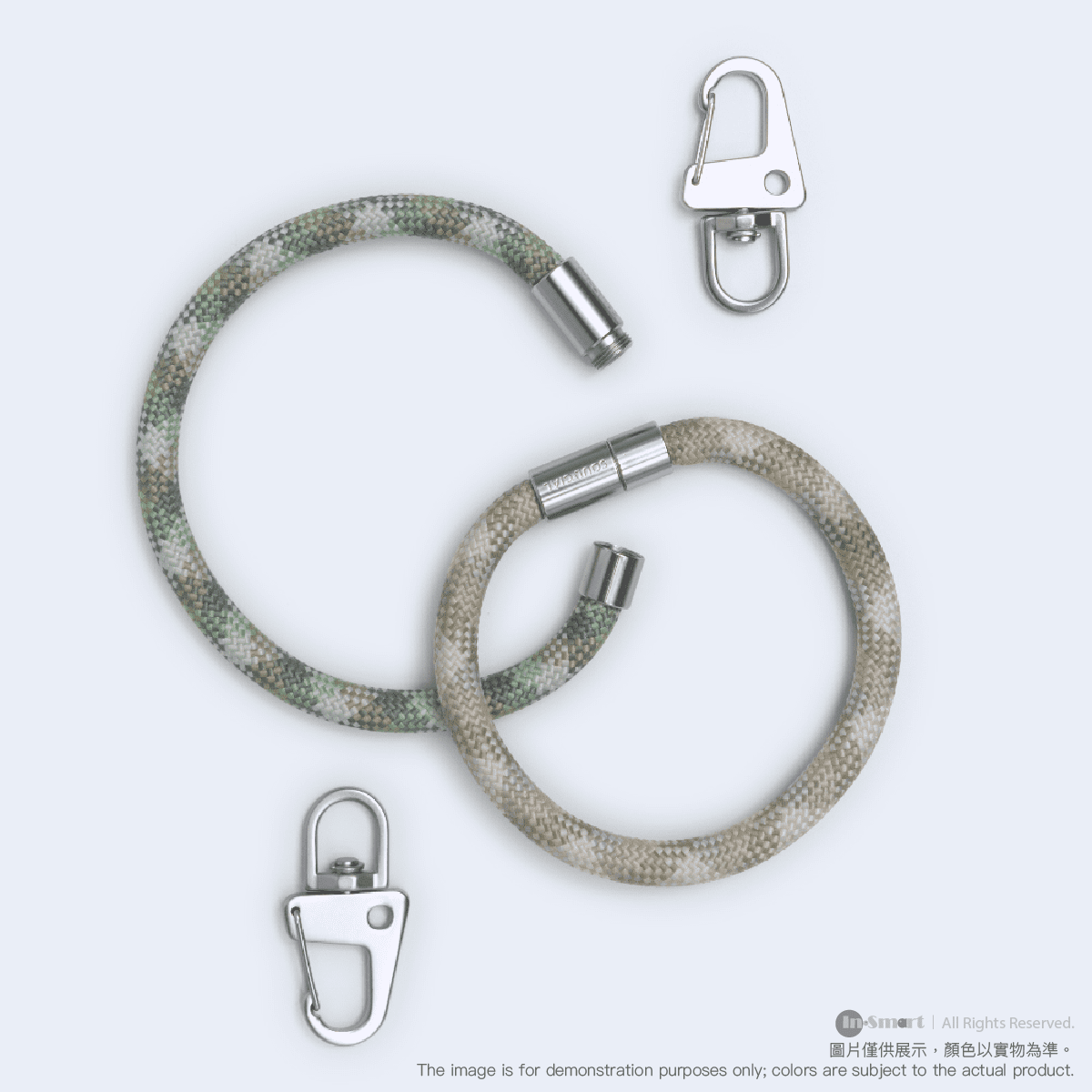 Alternative view of PhoneSuit – SOULCIAL 多功能手帶手機帶 (25cm 手帶 x2) - Saga (綠色 / 砂色)