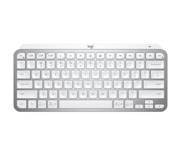Logitech – MX KEYS MINI｜Logitech 智能無線鍵盤 淺灰色