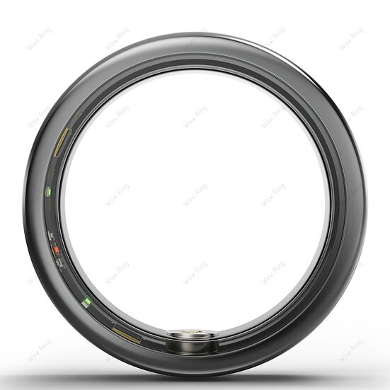 WOW – WOW Ring 超輕鈦合金智能戒指 (專攻24項運動、睡眠時間、心律心率、血氧、步數和燃燒卡路里) - 黑色 / US13 (70mm) 碼|智能介指 智能指環 - Image 2