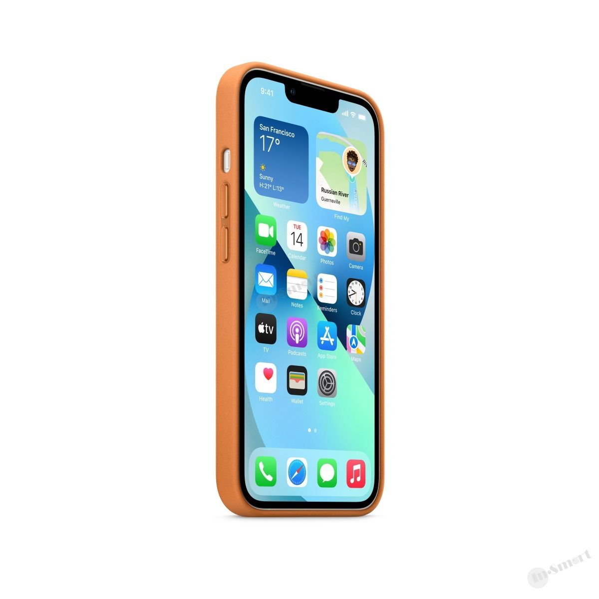 Alternative view of Apple – 原裝 iPhone 13 MagSafe 皮革護殼 金啡色 Golden Brown