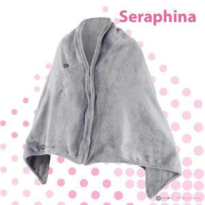 全城熱賣 – Seraphina S01 USB 電熱毯 發熱披肩暖毯 XL 150x80cm [八區發熱石墨烯發熱技術] 三段溫度 (40°C/45°C/50°C)