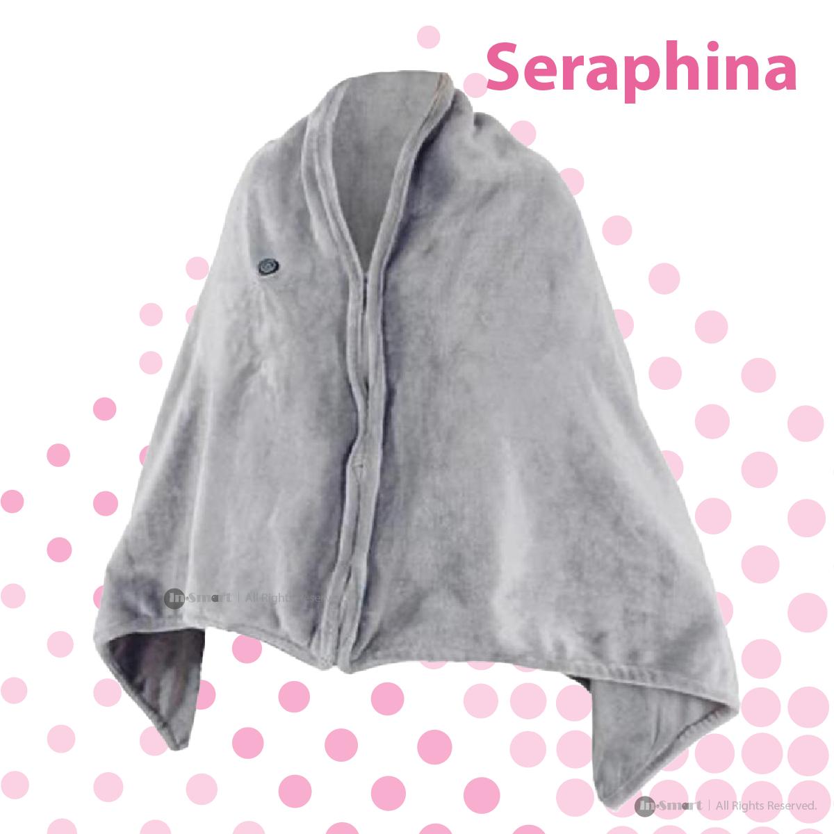 全城熱賣 – Seraphina S01 USB 電熱毯 發熱披肩暖毯 XL 150x80cm [八區發熱石墨烯發熱技術] 三段溫度 (40°C/45°C/50°C)