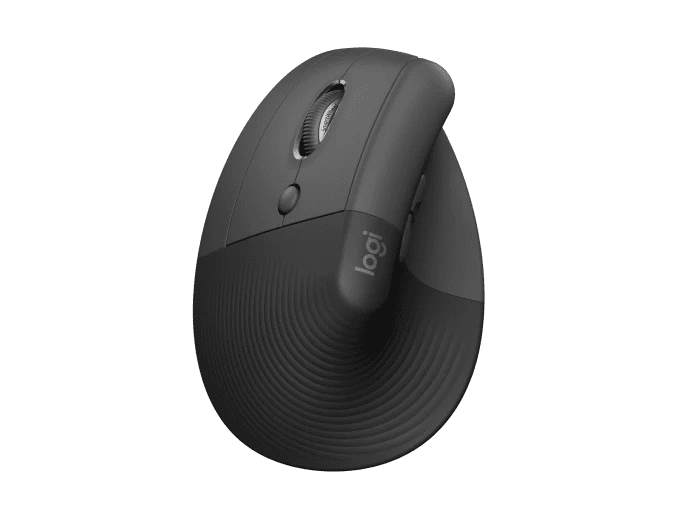 Alternative view of Logitech – LIFT 適用於左手的 人體工學垂直滑鼠 - 石墨灰