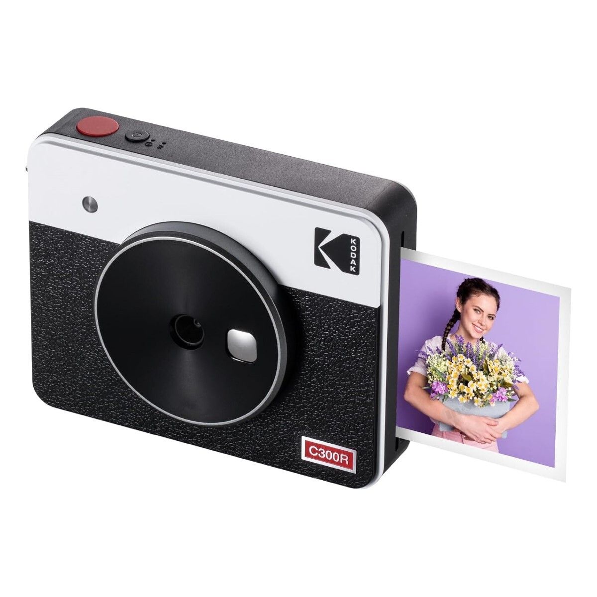 Alternative view of 柯達 – Mini Shot 3 2合1 復古便攜式即影即有相機和無線照片打印機 藍牙連接 4PASS C300R ( 黑白色 )