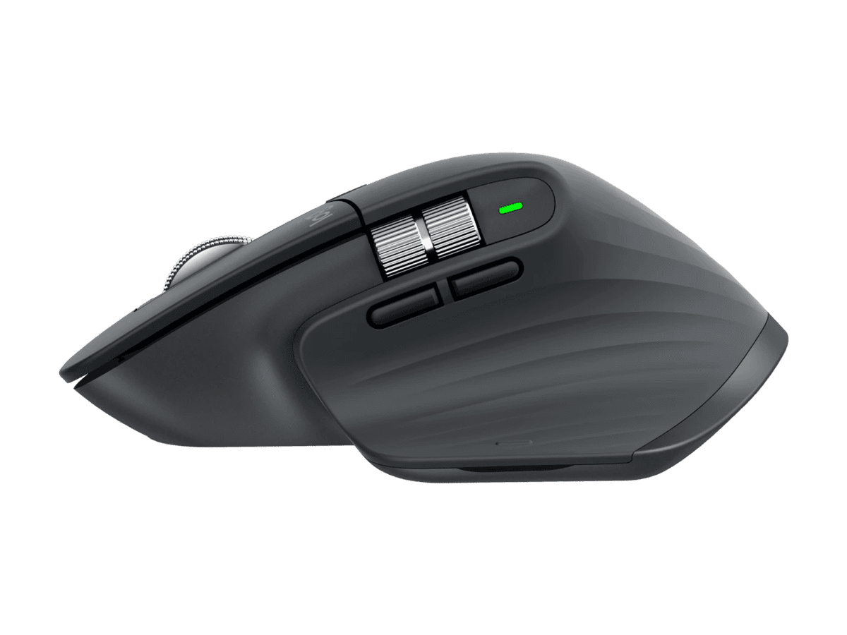 Logitech – Master 系列 MX Master 3S 高效能無線滑鼠 - 石墨灰 - Image 3