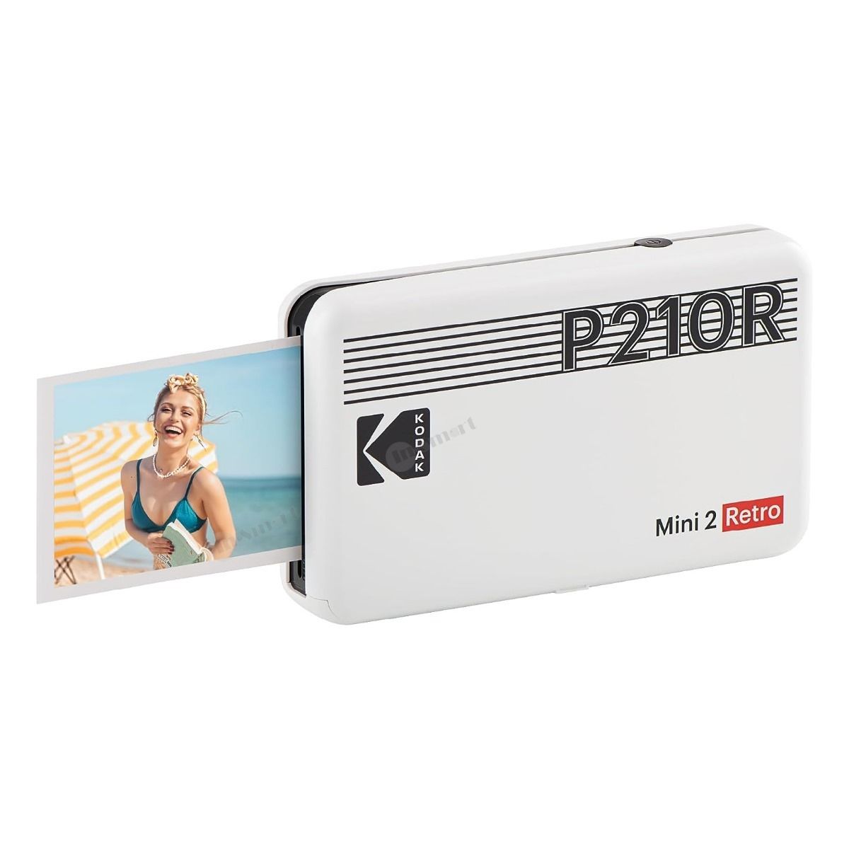 Alternative view of 柯達 – 白色 Retro 4Pass 染料熱升華即可印藍牙無線便攜口袋相印機 P210R