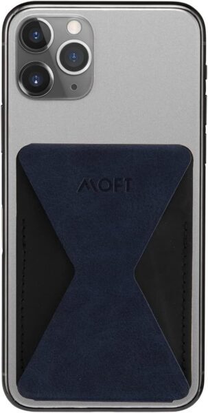 MOFT – Adhesive Phone Stand & Wallet  可摺式隱形支架 (手提電話專用) 全新顏色  藍黑色