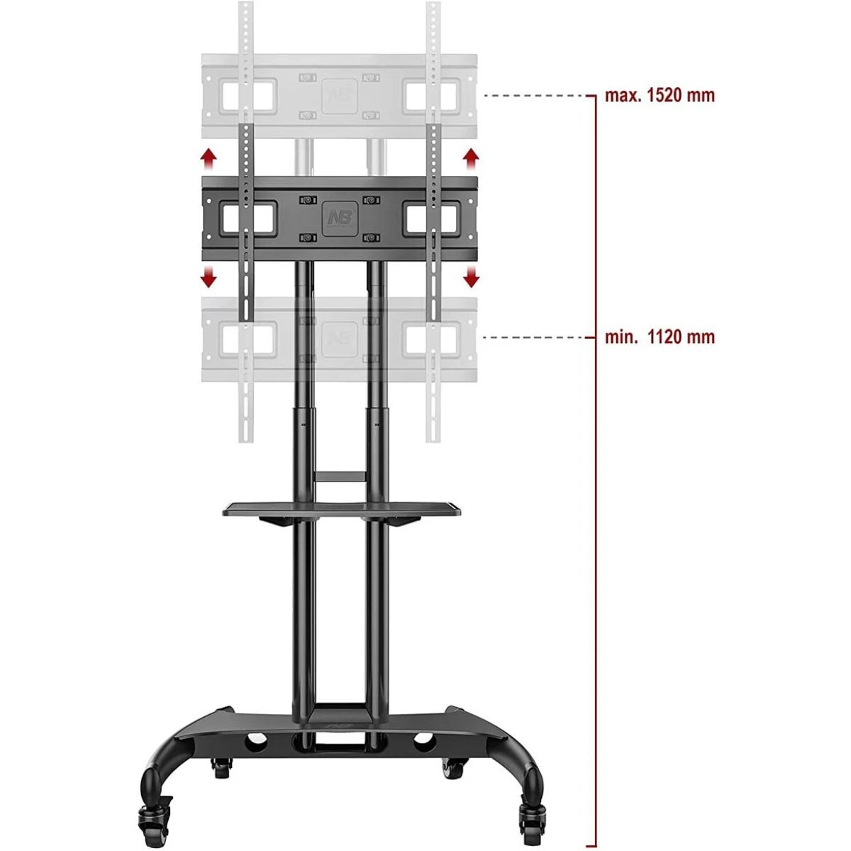 North Bayou – AVA1500-60-1P 電視移動車架 / 座地架 適合絕大多數的32“-75” 承重45.5kg - Image 7