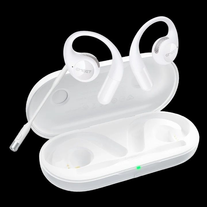 Alternative view of EMEET – Airflow 雙向極致降噪耳機|可拆式麥克風|ENC降噪|白色