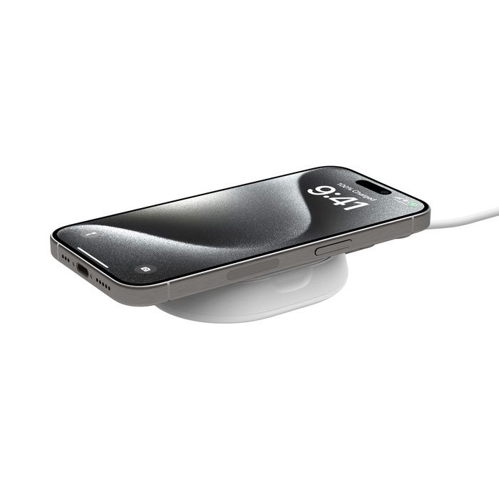 Belkin – BoostCharge Pro Qi2 15W 折疊式磁性無線充電座 白色 (WIA008BTWH) - Image 4