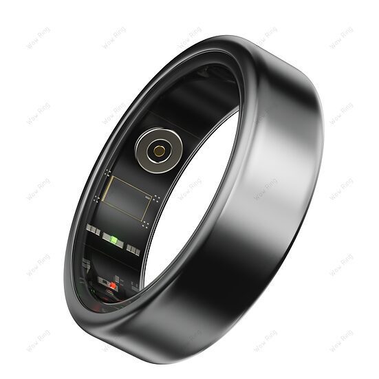 WOW – WOW Ring 超輕鈦合金智能戒指 (專攻24項運動、睡眠時間、心律心率、血氧、步數和燃燒卡路里) - 黑色 / US13 (70mm) 碼|智能介指 智能指環 - Image 3