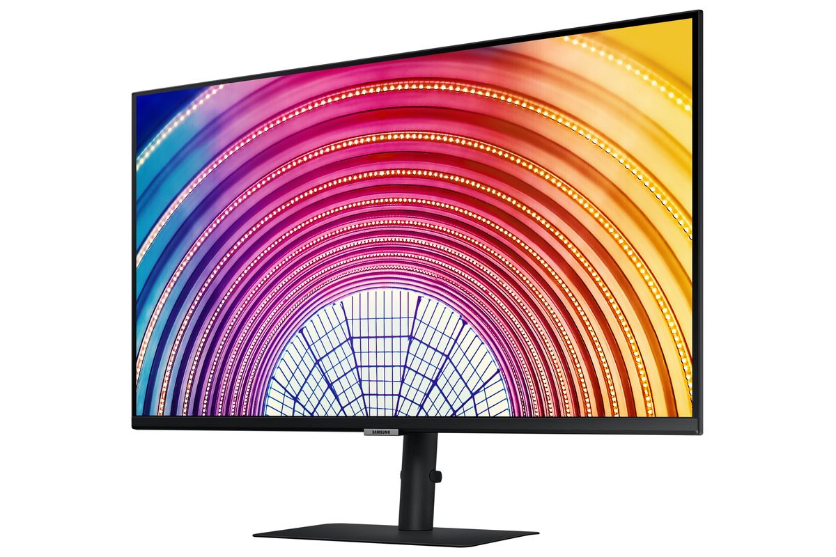Samsung – 24" S60UA 極窄邊 QHD LED A600系列 AMD FreeSync 專業顯示屏|支援充電 USB-C PD 65W|升降人工學支架|可直立多角度旋轉|LS24A600UCCXXK - Image 3