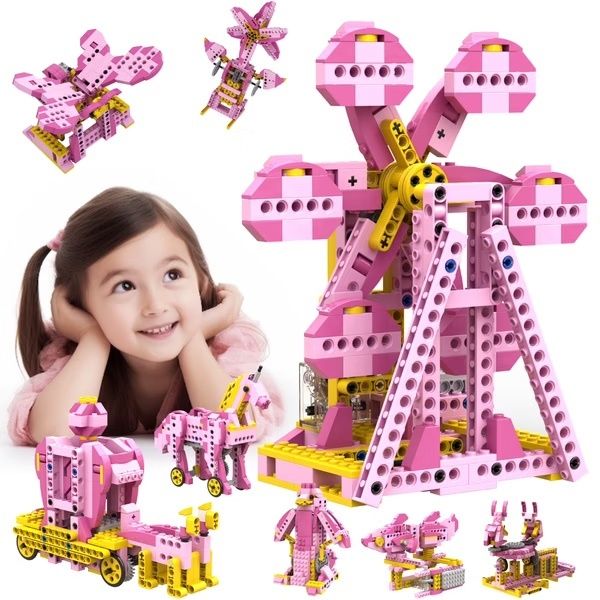 Alternative view of Apitor – Robot G STEM 8合1夢之機械遊樂場 | Robot G 8合1 樂學動力積木|適合6歲以上