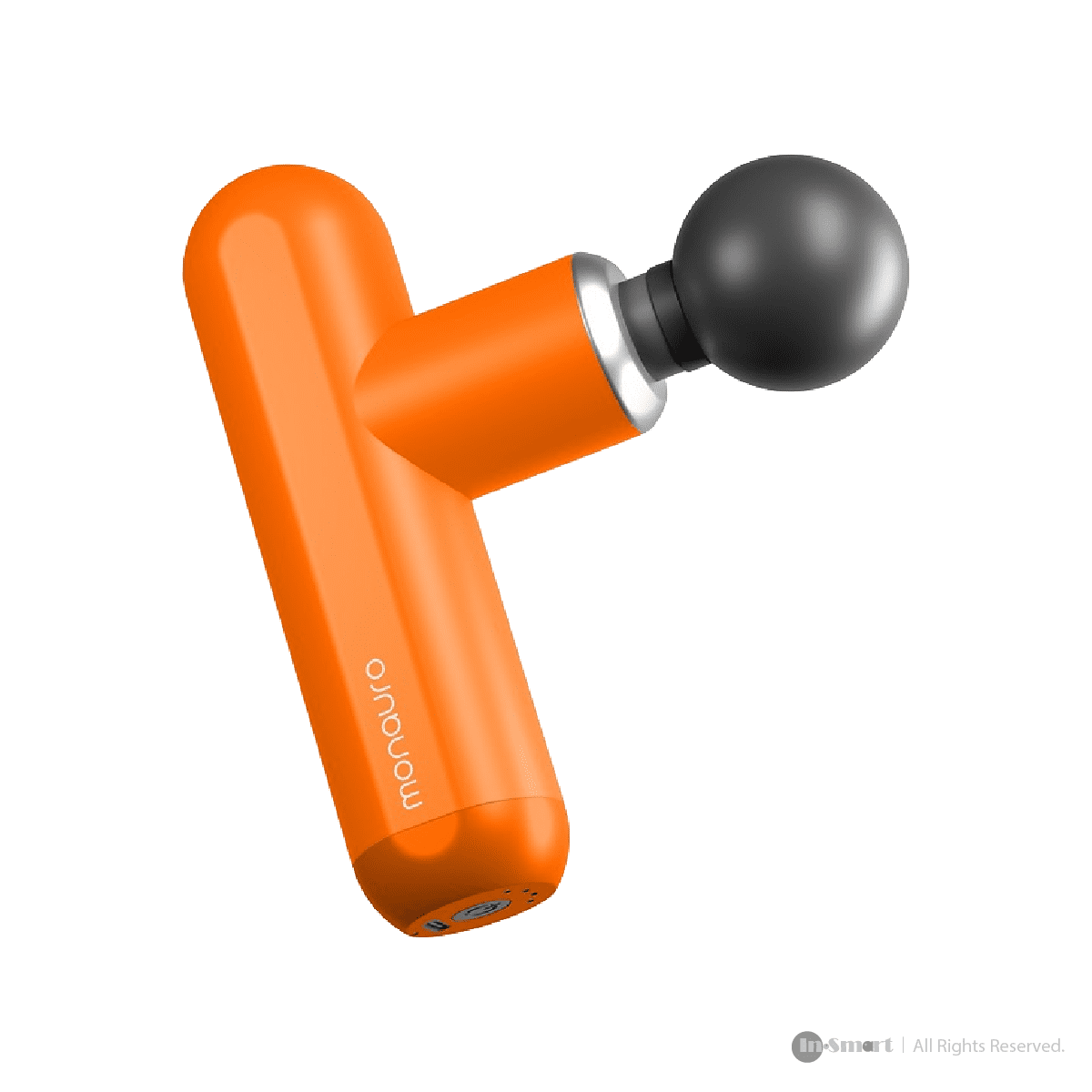 Alternative view of 全城熱賣 – Monauro 不求人按摩槍 4段按摩槍 + 不求人套裝 + 5款 功能按摩頭 MG01 - 活力橙色