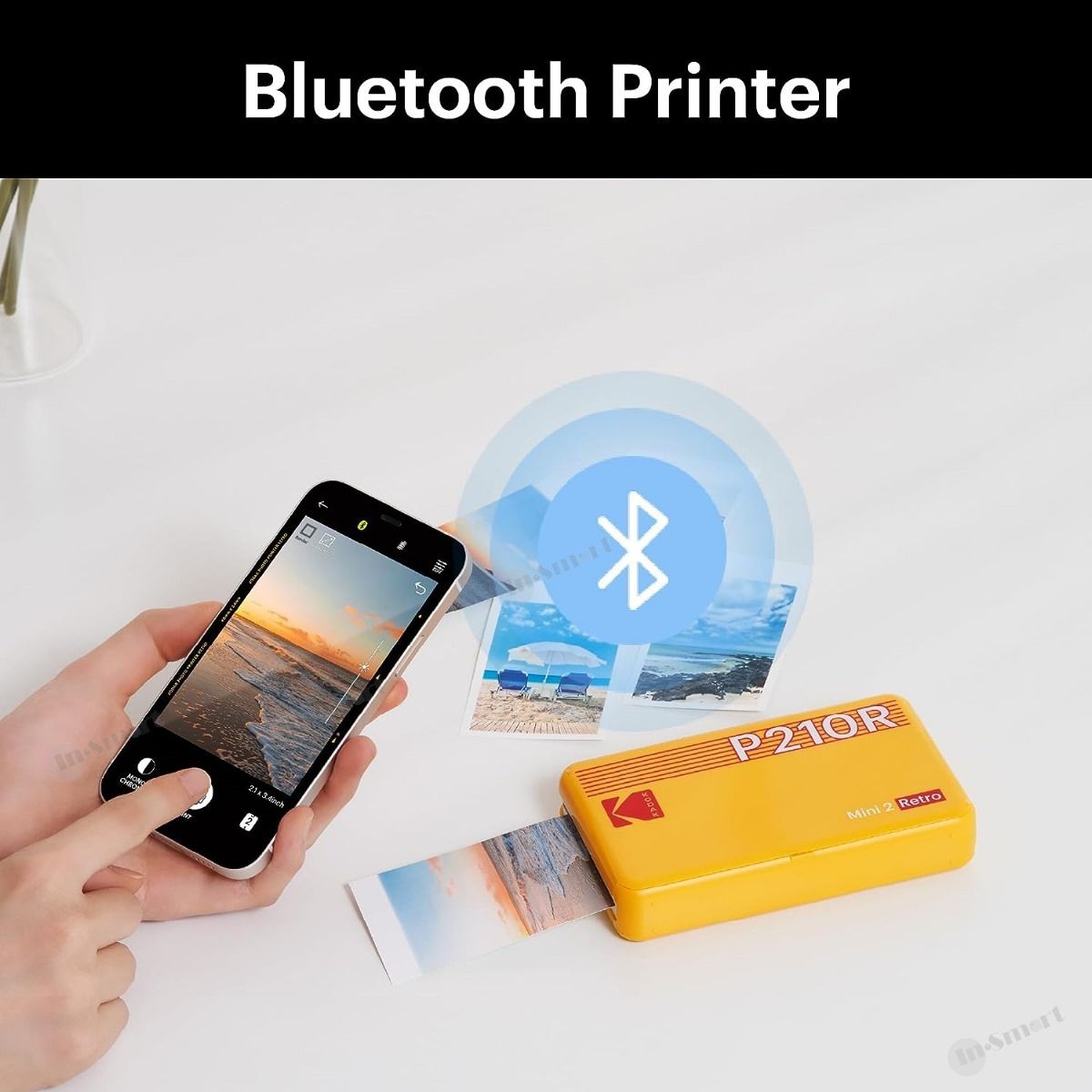 柯達 – Mini 2 Retro 4Pass 染料熱升華即可印藍牙無線便攜口袋相印機 P210R - Image 6