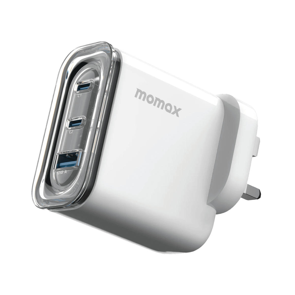 Alternative view of MOMAX – 1-Charge Flow+ 80W 三輸出 GaN 充電器 - UM52UKW
