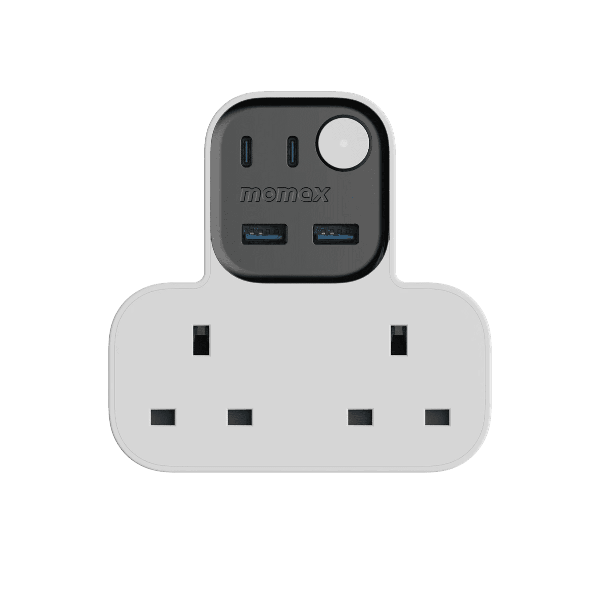 Alternative view of MOMAX – 1-Charge Work Flow USB + 2口T型插座 - US17UKW
