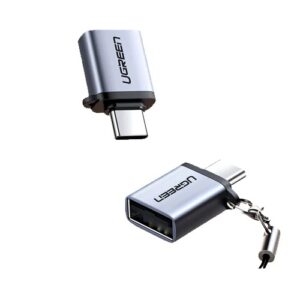 Alternative view of UGREEN OTG Type C 轉 USB 3.0 A 轉接器（太空灰）